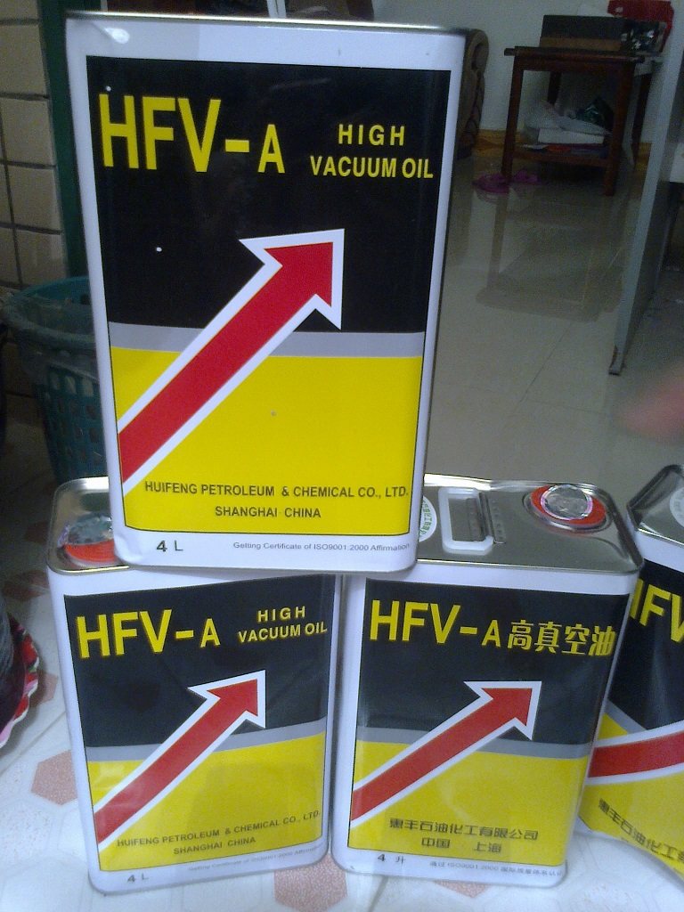 Shanghai Huifeng HFV-A200 high vacuum pump oil 4 liters iron drum packaging