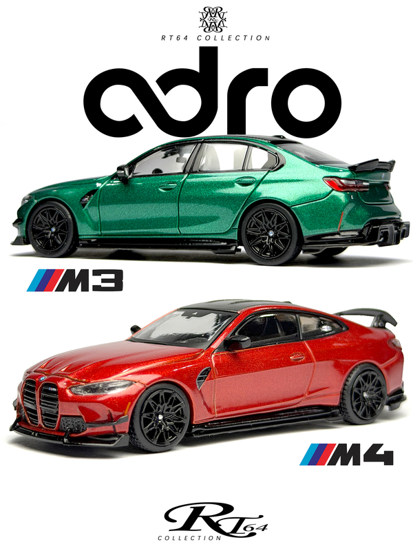 Rt64 1/64 Adro Kit Bmw Compatible with Minigt Regular Version M4C Arbox M3 Kit Only
