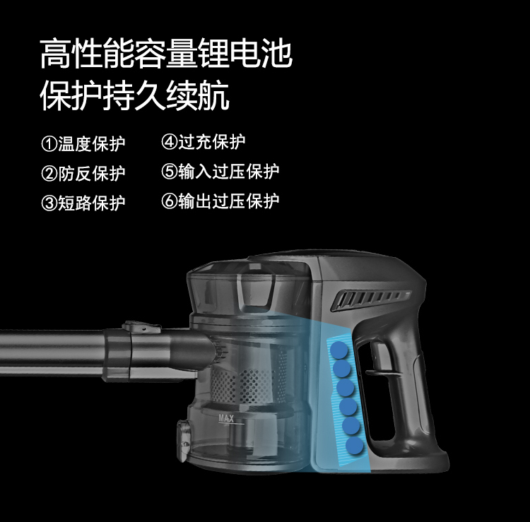 Đức Ai Weinuo máy hút bụi không dây xe gia đình cầm tay nhỏ cực kỳ yên tĩnh mạnh mẽ máy khử cặn máy hút bụi electrolux zap9910