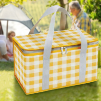 New outdoor picnic bag thickened aluminum film insulation tote bag portable camping bag Oxford cloth lunch box outdoor bento