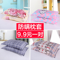 Pillowcase Pair of Single Pillows with Large Adult Student Couple Pillowcase Envelope Female Pillowcase Male Pillowcase