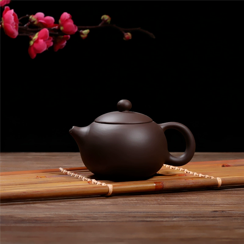 Nồi đất sét màu tím, nồi phác họa đất sét màu son thô bán thủ công, ấm trà, lỗ bi, nồi Xishi, nồi kung fu gia dụng, nồi nhỏ đơn giản ấm trà tử sa tây thi am tra tu sa