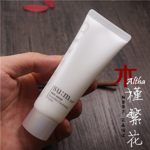 Hàn Quốc SU: M37 ° Hơi thở tự nhiên lên men bản chất làm sạch tạo bọt mặt sữa rửa mặt 40ml mẫu mẫu sửa rửa mặt senka