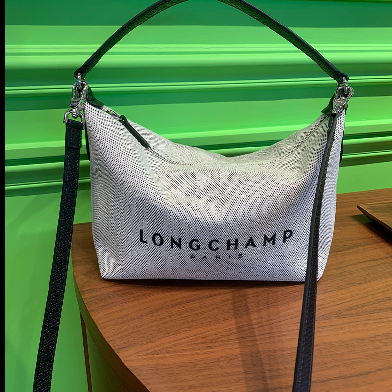 Longchamp Essential Lunch Box Bag for Women, Canvas Underarm Bag, Crossbody Handbag for Women Longchamp Essential Lunch Box Bag for Women, Canvas Underarm Bag, Crossbody Handbag for Women