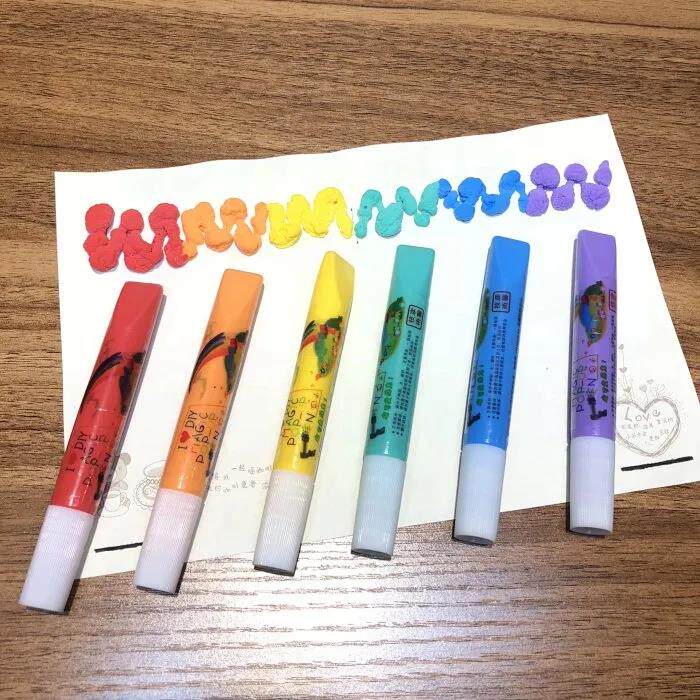 1A7 BRILLIANT PEN Magic 3D Three-dimensional Popcorn DIY Bubble Pen made a different creative little painter