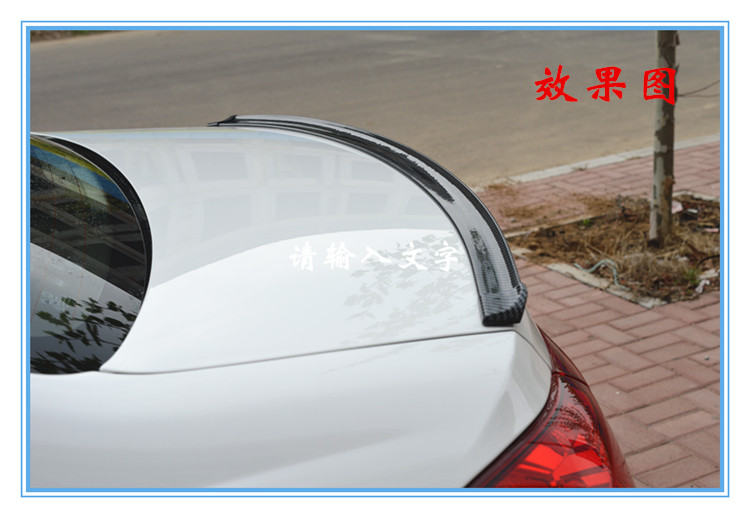 Universal car sửa đổi đuôi nhỏ sợi carbon đuôi vây wing wing sửa đổi chiếc xe nguồn cung cấp miễn phí đấm cài đặt