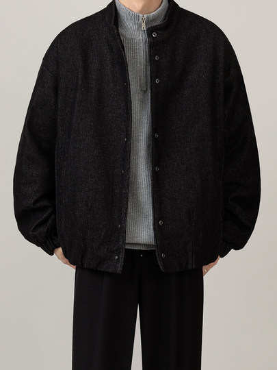 American Retro Stand Collar Down Jacket Men's 2025 Winter New Loose Short Warm Casual 90 White Duck Down Jacket