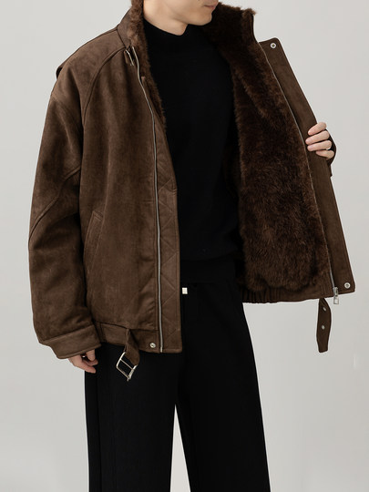 Piushuai stand collar mountain carving down jacket men's winter new workwear trend versatile American men's jacket