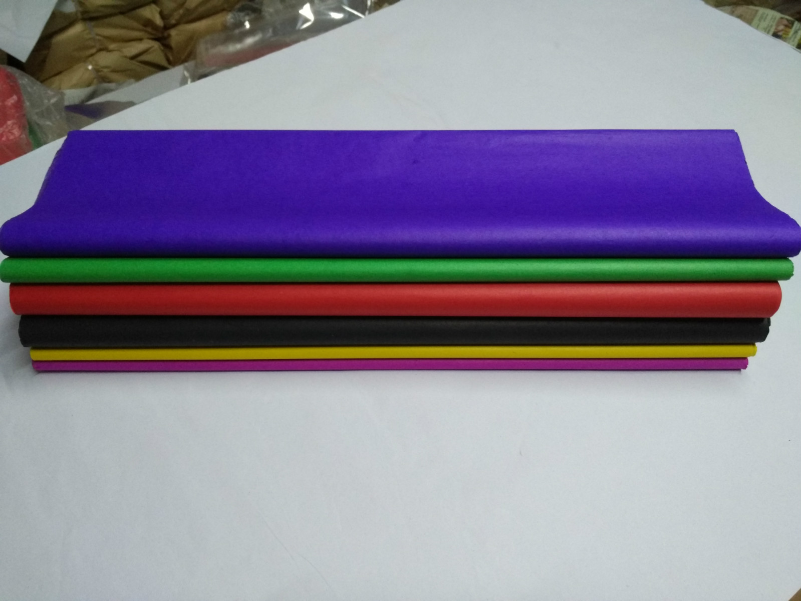 Single-face five-color paper colored paper Zagha flower ring paper sacrificial burning paper couplets for paper 100 sheets