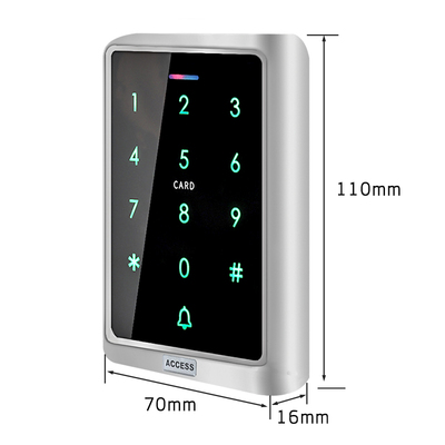 Touch Access Code Door Fasting Machine Swipe All Large Capacity Outdoor Door Ban Machine Double Switch Glass Door Magnetic Lock