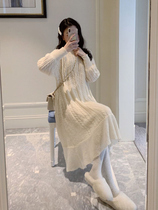 Pregnant women sweaters 2022 autumn and winter clothing fashion Ocean Gas Minus knit Knitted Dress Spicy Mothers are out of thin and damp during pregnancy