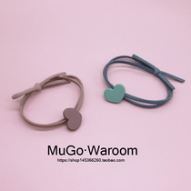 MuGo Korean frosted love knot Hairband high stretch hipster tie hair tie ins girl Hairband