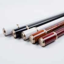 New hipster light luxury aluminum alloy curtain Roman Rod double pole silent bracket single pole top mount