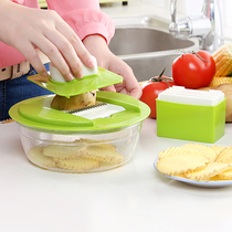 Potato shredder Kitchen supplies Multi-function vegetable cutter Radish shredder Potato chip slicer planer artifact