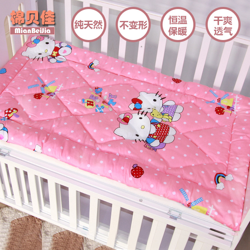 Kindergarten children mattress bedding set to be washable baby bed bedding physiological period cushion baby cushion back autumn and winter nap