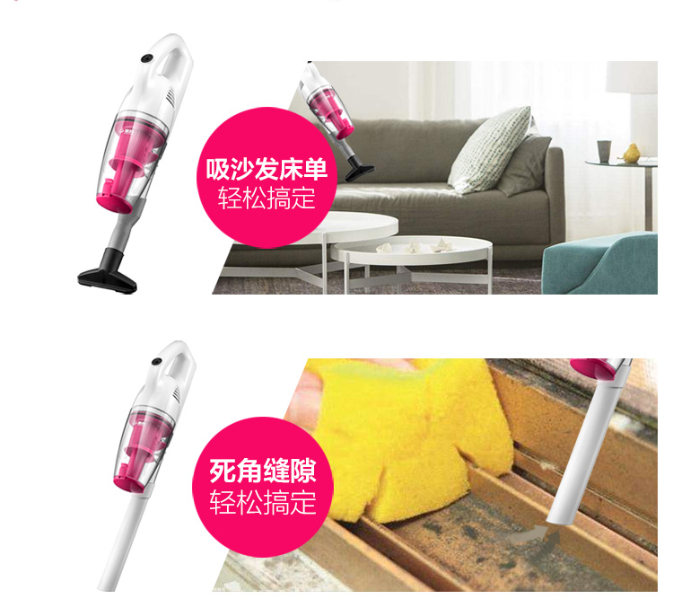 Máy hút bụi cáp gia đình của Đức vật nuôi lông cầm tay đẩy thanh mạnh mẽ ngoài công suất nhỏ nhỏ - Máy hút bụi máy hút bụi nhỏ