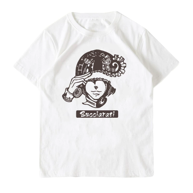 Футболка Jojo Bugatti T -shirt Diapolor, но я отказываюсь от коротких рукавов одежды вокруг