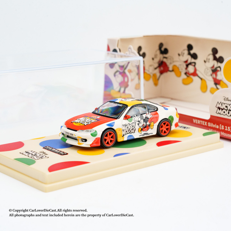 [in Stock] Tw 1:64 Vertex Silvia S 15m Alloy Car Model
