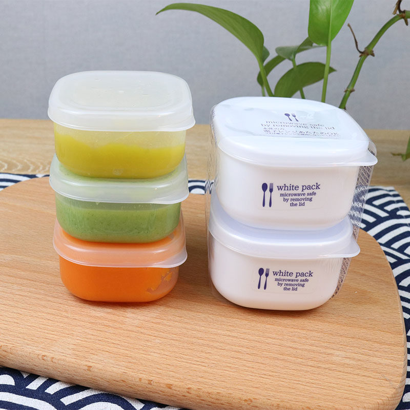 Japanese imported baby Deputy food box portable out of freezer Microwave Oven Heated Baby Mini Crisper