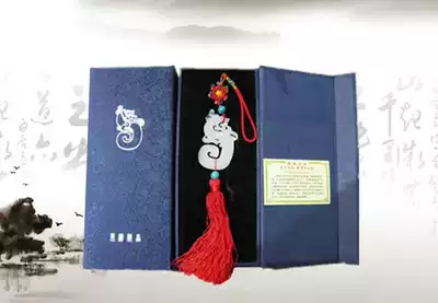 Yulong pendant car pendant Afghan jade pendant Han Dynasty Yulong Xuzhou characteristic gift Han culture