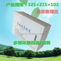 Manned multimedia information box weak electric box collection line distribution box 325*215*100 home fashion