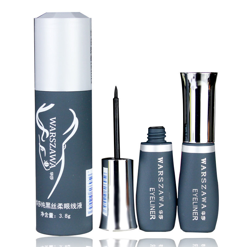 Liquid eyeliner with hard and soft head brush, durable, quick-drying, waterproof, sweat-free, non-smudged, oil-control beginner