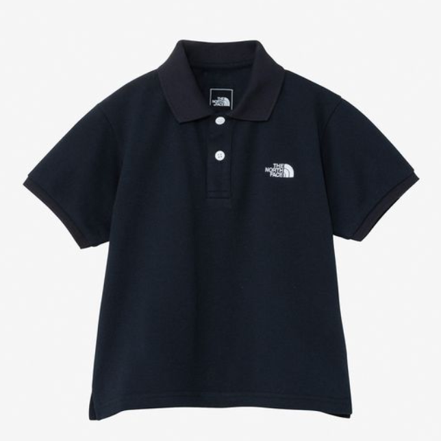 Japanese Purchasing Agent Children's Clothing the North Face North Face Limited Edition Anti-Odor and Antibacterial Polo Short-Sleeve T-Shirt