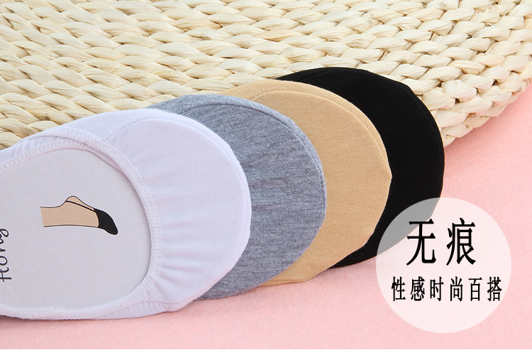 Vớ thuyền mùa hè ladies siêu vớ ánh sáng đặt cao gót cáp treo ngón chân cái vớ nửa cotton mỏng vớ vô hình