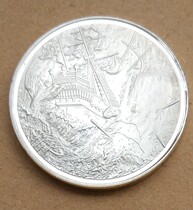 Medallion Silver plated Pirates of the Caribbean Commemorative Coins Coin diameter about 40mm whale Pirate Ship Collection