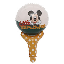 Children cartoon holding Rod aluminum film birthday gift decoration party small gift powder artifact activity gift