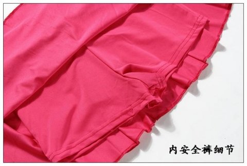 Mùa hè mới in chữ ký của phụ nữ với quần lót thể thao váy giản dị váy tennis thể dục nhịp điệu váy cổ vũ váy bộ nỉ the thao nữ mùa đông