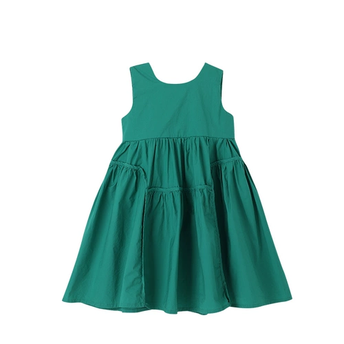 Юбка на девочку, цветная летняя одежда, тонкая майка топ, детское платье без рукавов, детская одежда, коллекция 2023