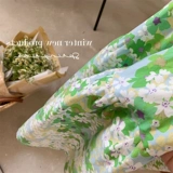 Летний лонгслив, юбка, комплект, детская одежда, семейный стиль, защита от солнца, цветочный принт