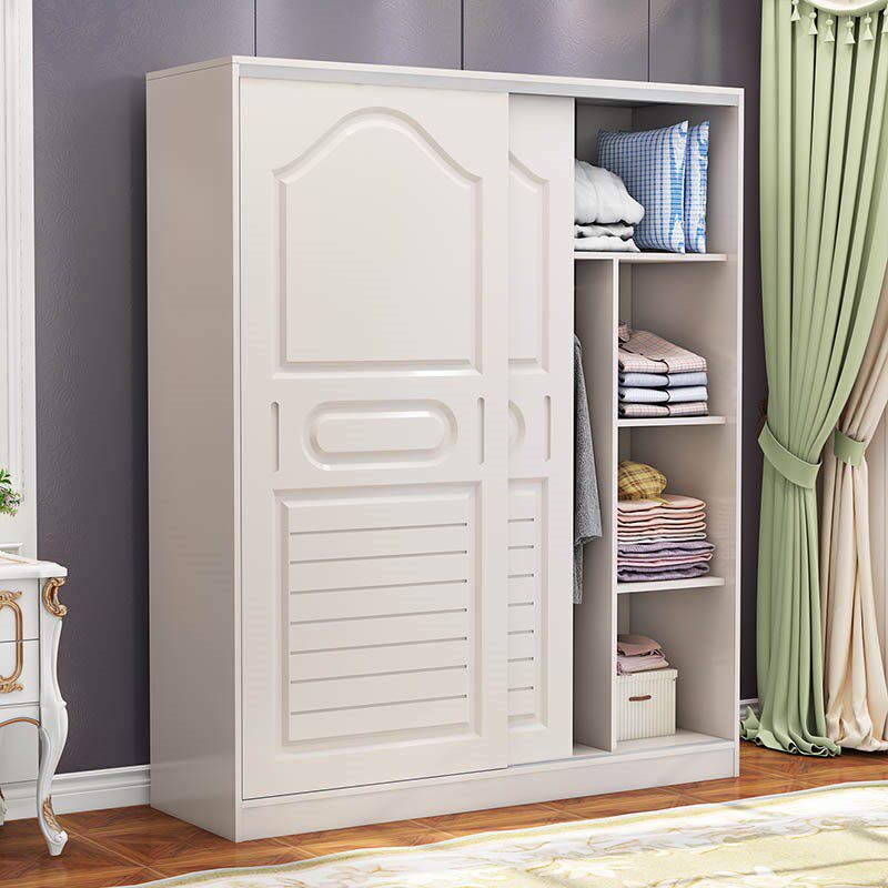 Wardrobe modern simple rural new hanging wardrobe wardrobe rental room plus European and American luxury rural hanging wardrobe