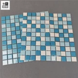 Бассейн, дорожная уличная лазурная мозаика