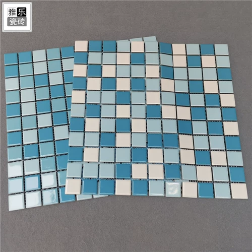 Бассейн, дорожная уличная лазурная мозаика