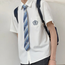 Small Lam Middle Shirt Summer and you dk Uniformed Men Casual Short Sleeve Shirt Class High School Kid Summer Jk Shirt Woman