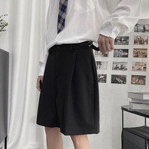 Fujiwara Nokawa jk dk uniform suit shorts female college style loose wide-leg suit 5-point pants Korean version of the pants