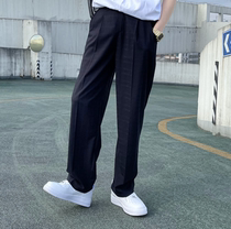 dk uniform Male pants Korean version Trend easy 100 lap 90% Little Western pants 2021 Spring new straight silo Western pants