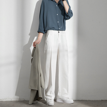 White High Sensation Fried Street West Pants Men Vintage Pants Pituitary Pants Covety Pants Hair Stylist Wave Card Mens Clothing