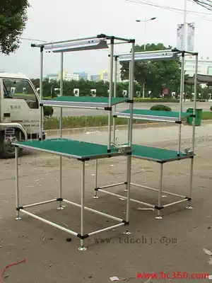 Jiaxing anti-static workbench Aluminum extrusion material workbench wire rod workbench Various countertops custom-made manufacturers