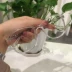 Phiên bản tiếng Hàn của gương phẳng trong suốt nữ Su Yan hộp lớn lưới đỏ toàn khung kính thủy triều mềm chị em cận thị mắt retro kính em bé Kính