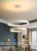 Restaurant Lamp, Modern, Simple, Light Luxury, Full Spectrum, Living Room Chandelier, Anti-Blue Light, Bedroom Main Light, Eye Protection, Flicker-Free Lighting Fixtures
