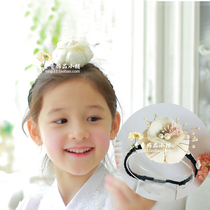Young Hutchison North Korean Korean Han Han uniforms new womens hair accessories New Years headwear Childrens hair stirrup Blossom Pearl Hair