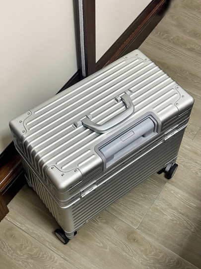All-Aluminum Magnesium Alloy Photography Equipment Trolley Case Camera Suitcase Carry-On Suitcase 18inch Flip-Top Password Travel Suitcase