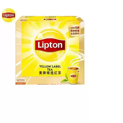 lipton Yellow card selection lipton red tea bag 200 tea black tea milk tea black tea Ceylon black tea