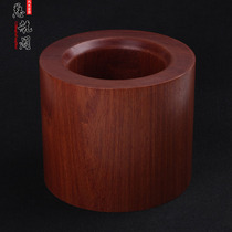 Cihang Pavilion) Burmese Rosewood pen holder solid pen holder Rosewood ornaments Myanmar pear plain Pen Holder
