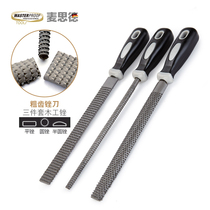 Maiside woodworking file set Flat file flat file semicircular file fitter file Steel file Grinding tool coarse teeth fine teeth