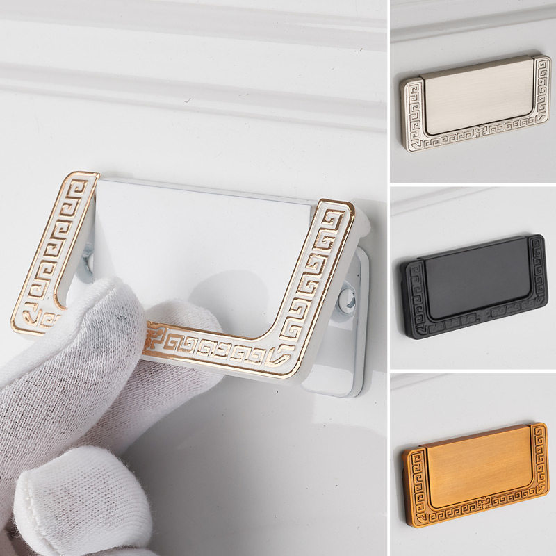 Hand handle drawer drawer handle modern minimal wardrobe drawer dresser dresser to open hand door handle