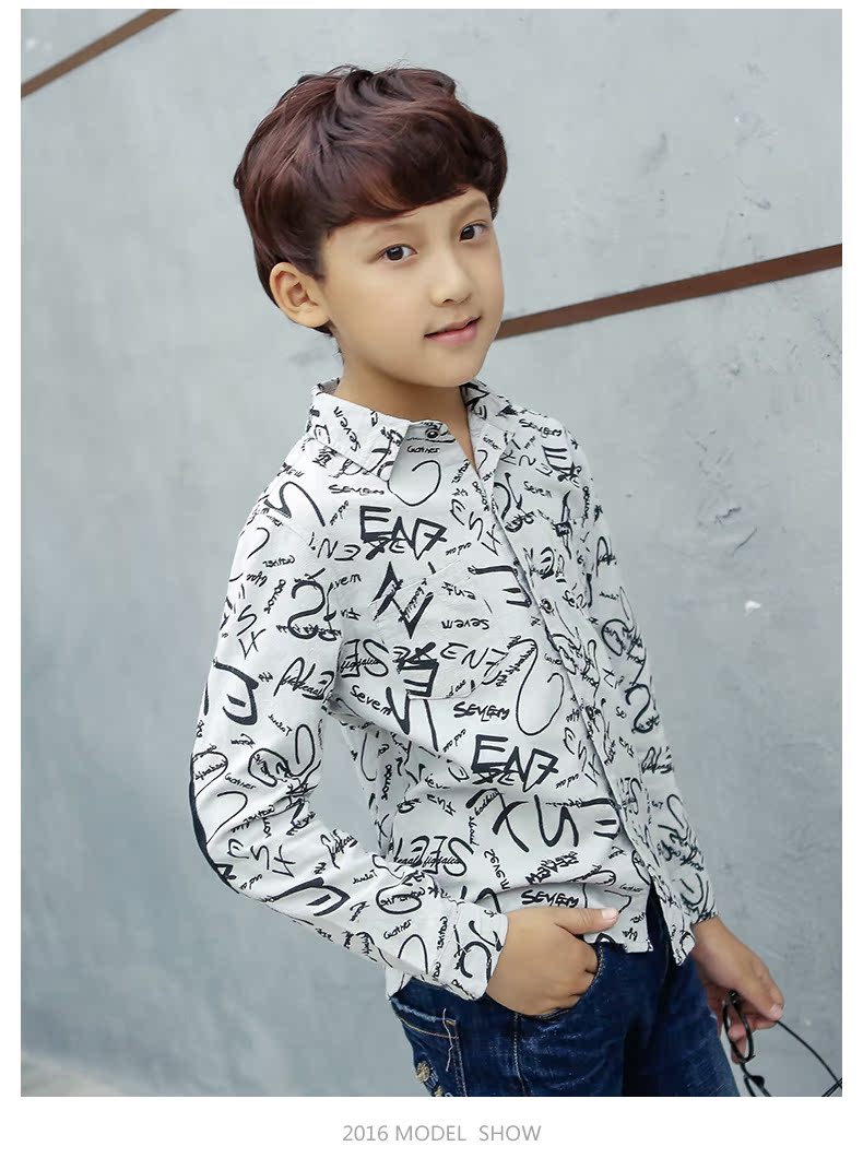 Chemise garcon à manche longue - Ref 2074154 Image 21
